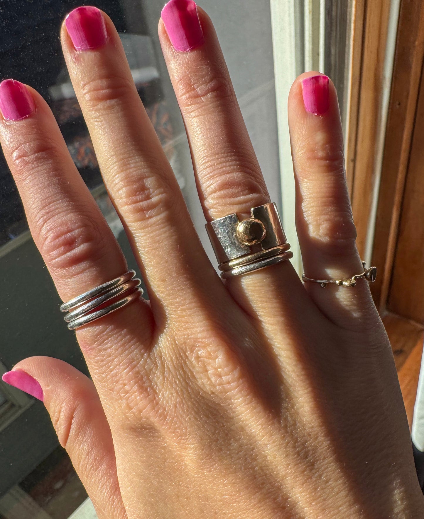 Silver Stack Rings