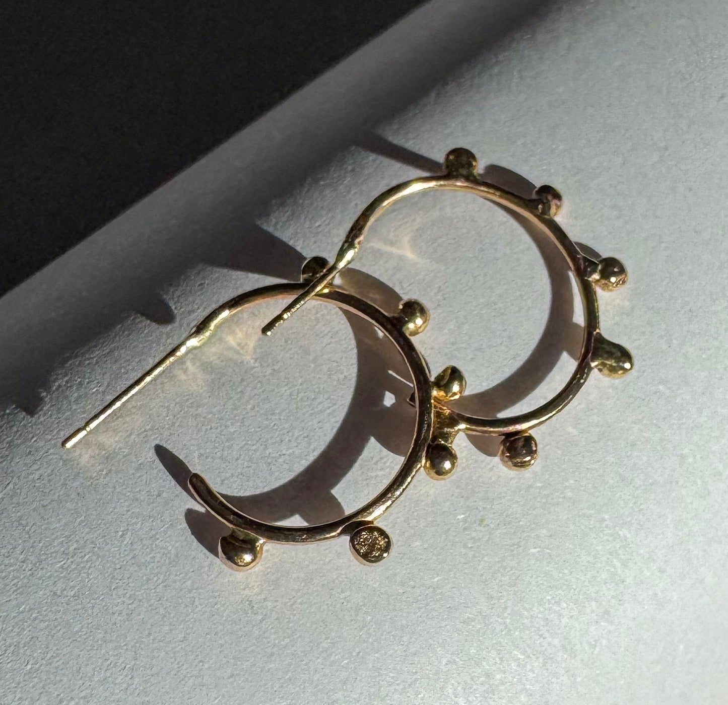 Gold Sunshine Hoops