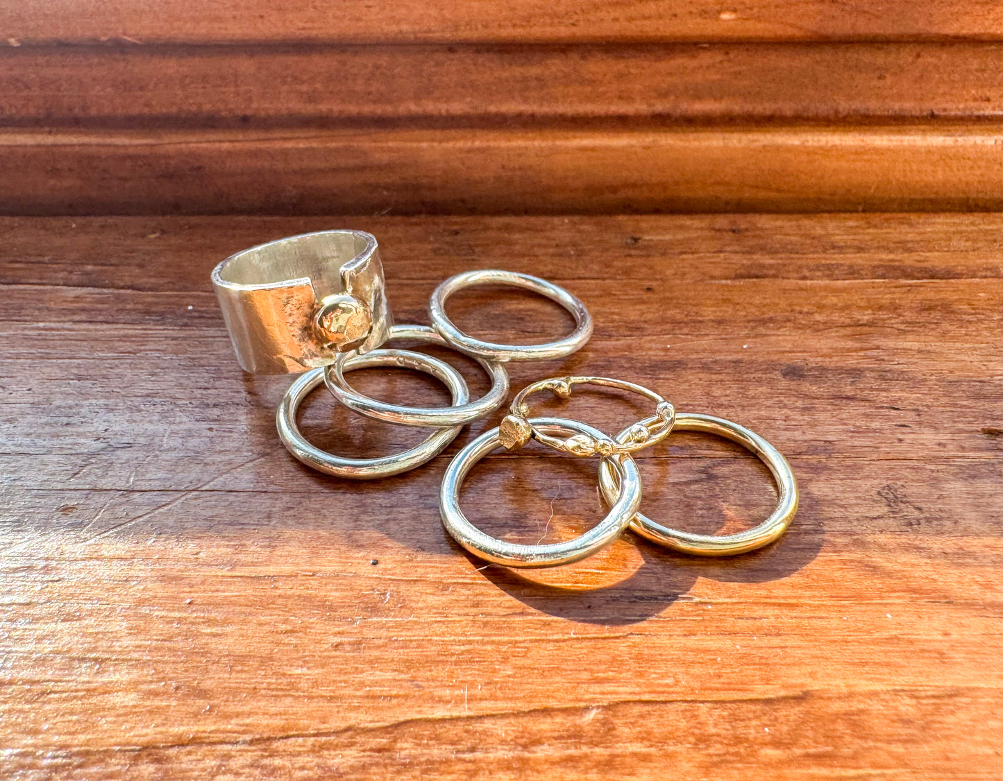 Gold Stack Rings